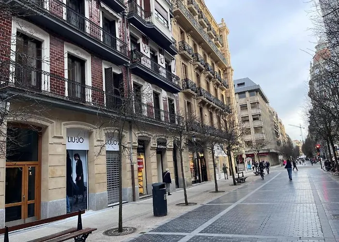 Apartamento Mentura Centro De San Sebastian Parking Free